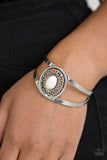 PAPARAZZI BRACELET Deep In The TUMBLEWEEDS - White