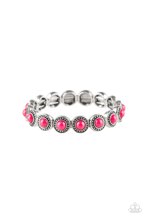 PAPARAZZI BRACELET Globetrotter Goals - Pink