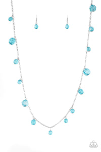 PAPARAZZI NECKLACE GLOW-Rider - Blue