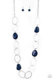 PAPARAZZI NECKLACE Modern Day Malibu - Blue