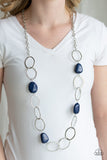 PAPARAZZI NECKLACE Modern Day Malibu - Blue