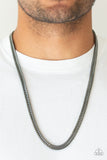 PAPARAZZI NECKLACE Knockout King - Black