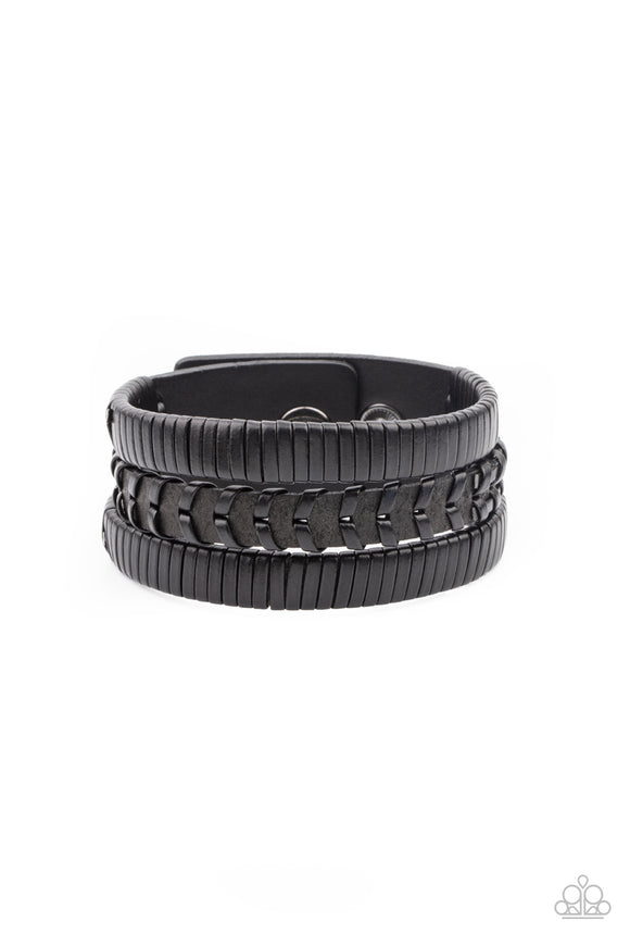 PAPARAZZI BRACELET Rogue Roamer - Black