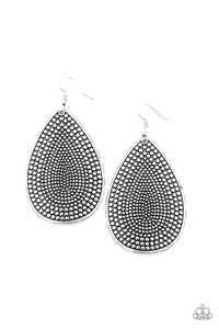 PAPARAZZI EARRING Artisan Adornment - Silver