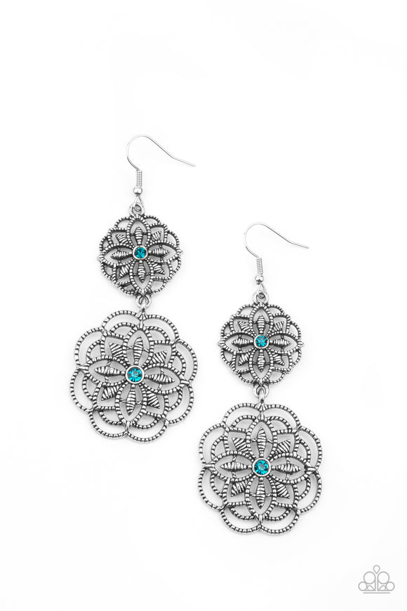 PAPARAZZI EARRING Mandala Mecca - Blue