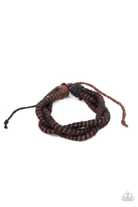 PAPARAZZI BRACELET Island Endeavor - Brown