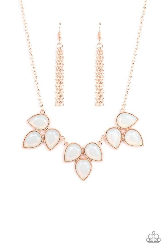 PAPARAZZI NECKLACE Prairie Fairytale - Rose Gold