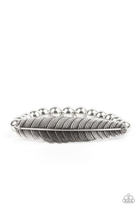 PAPARAZZI BRACELET Featherlight Fashion - Silver