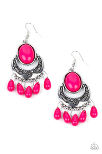 PAPARAZZI EARRING Prairie Flirt - Pink