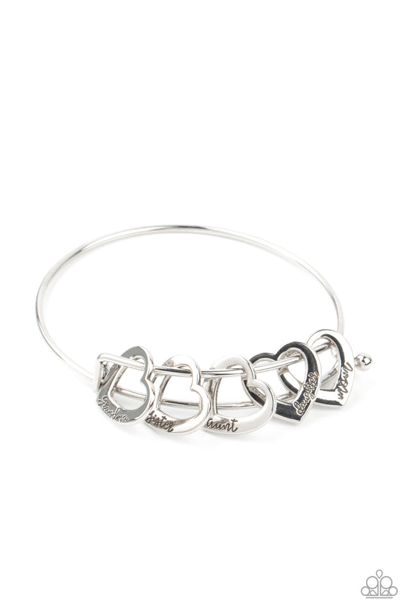 PAPARAZZI BRACELET A Charmed Society - Silver