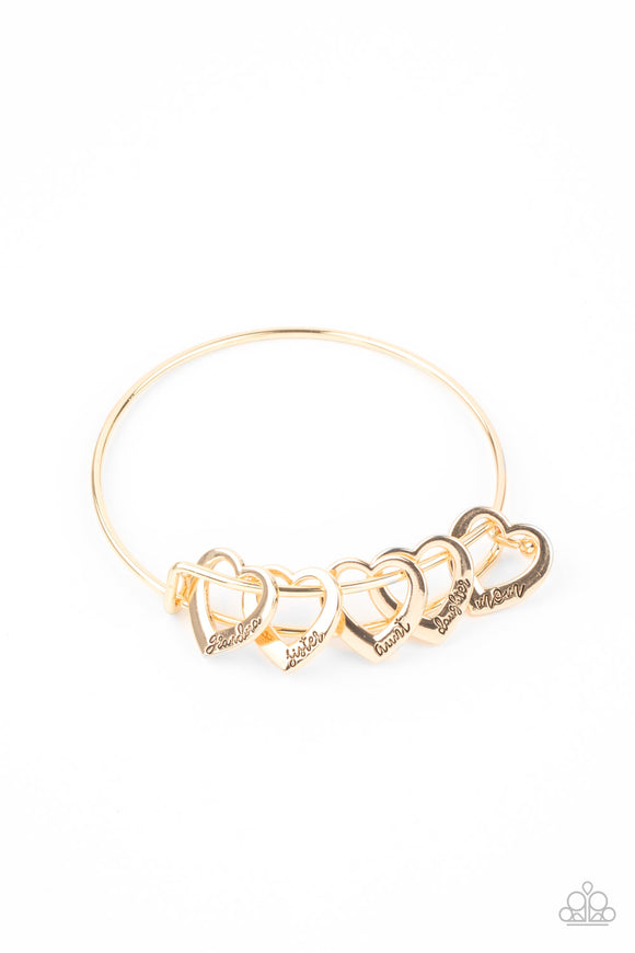 Paparazzi Bracelet A Charmed Society - Gold